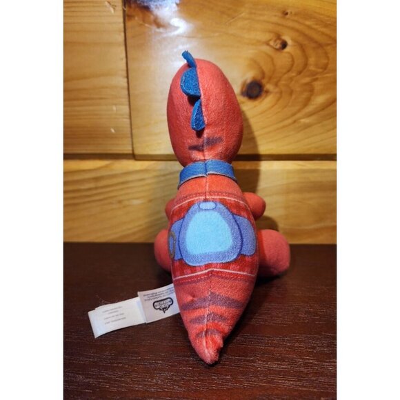 Dino Ranch Mini Dinosaur Plush BLITZ 6" Plush Red And Green Stuffed Dinosaur - Picture 3 of 8